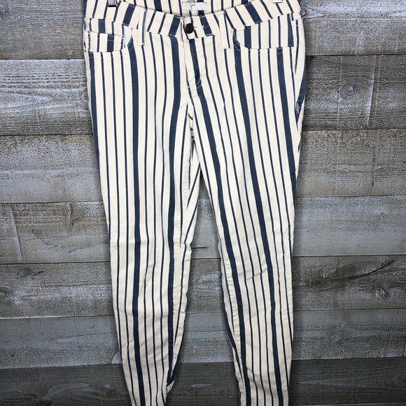 JOIE 'Nailah' Striped Skinny Pants - Picture 2 of 4